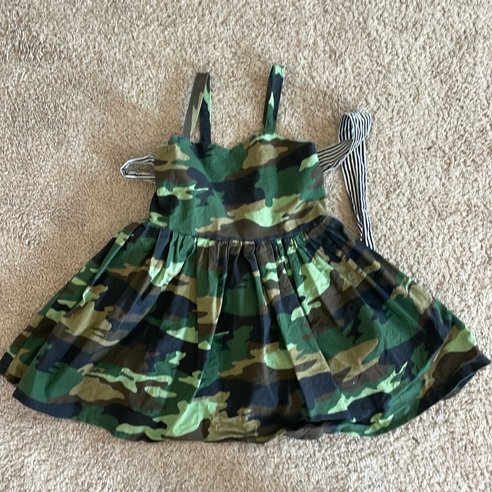 Maddy James camo dress